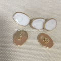 Alloy buttons with Pearl